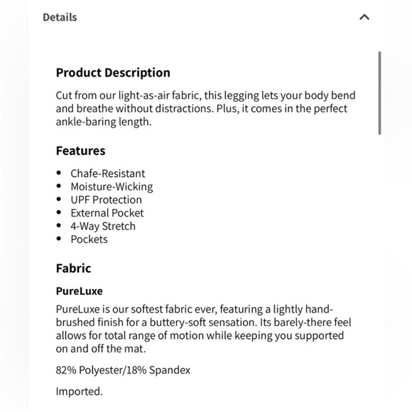 NWOT Fabletics crop leggings sz XXS - Picture 9 of 9